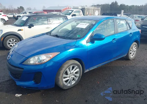 2012 Mazda Mazda3 I Touring z USA, uszkodzony, nr VIN JM1BL1L85C1523469